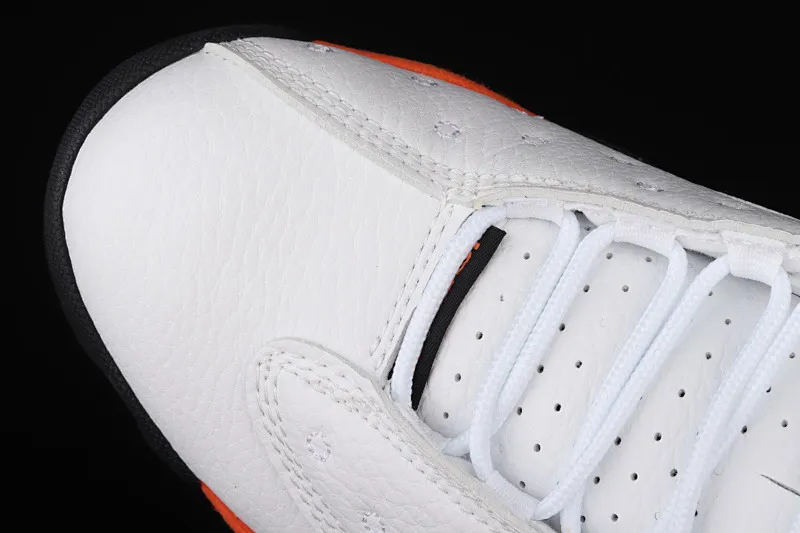All categories Air Jordan Jordan series basketball shoes Air Jordan 13 G version Air Jordan 13 Retro AJ13 white orange 414571-108
